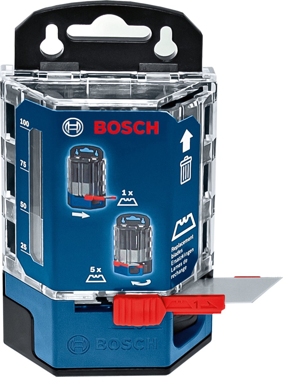 Bosch Systemzubehör Messerklingenspender 50 Stück (50x Ersatzklinge im Spender)