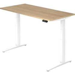 Bach Sitz-Steh-Schreibtischhammer VXBHM16 E WW Braun 1600 mm x 800 mm x 720 mm