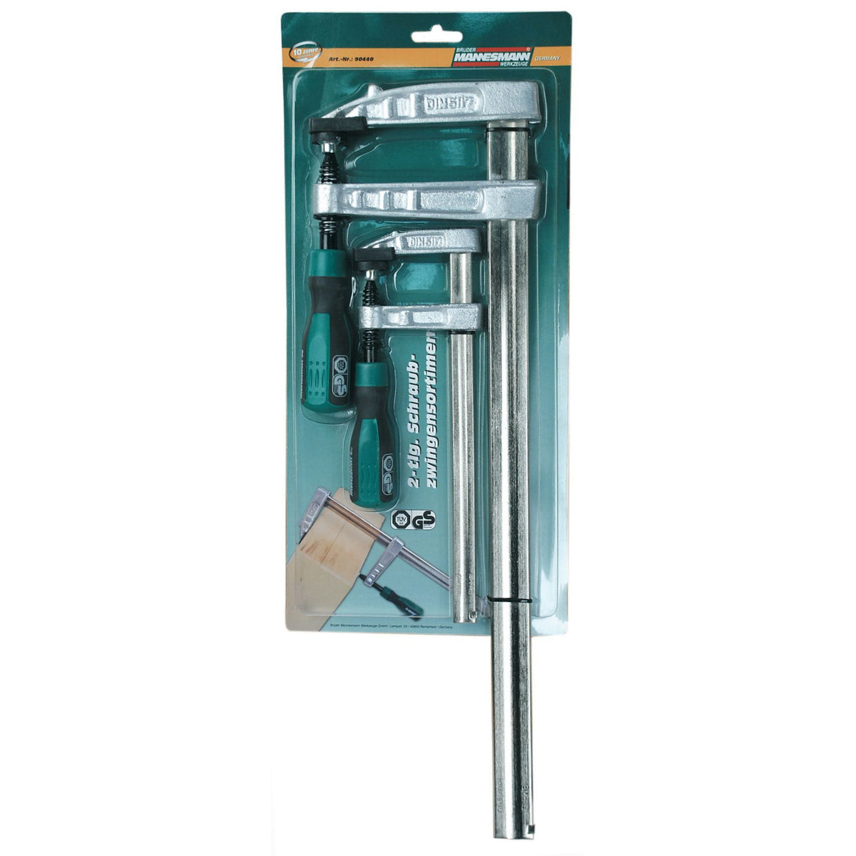 Brüder Mannesmann Bruder Mannesmann Kleber Tang Set 2-teiliges Metall 90440
