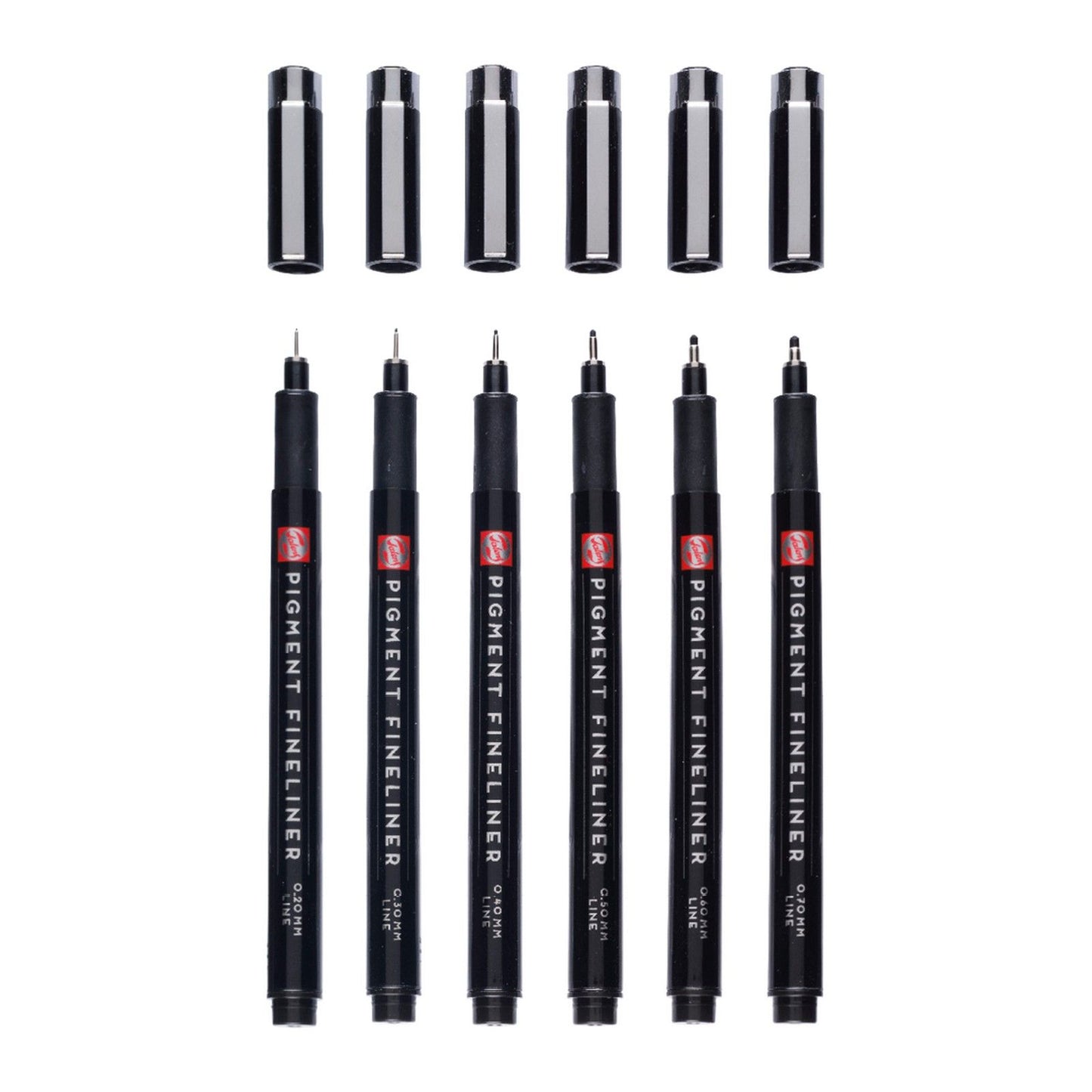 Talens • Pigment-Fineliner-Set komplett, 6-teilig