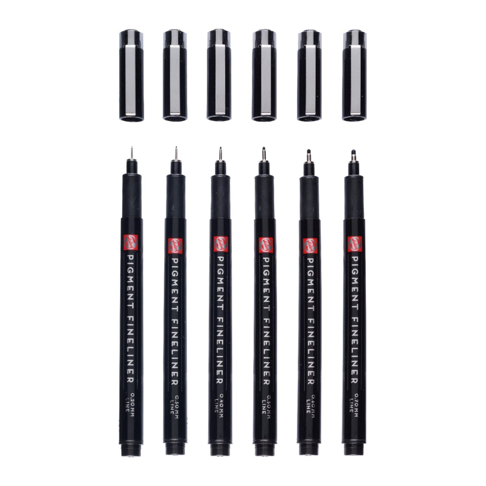 Talens • Pigment-Fineliner-Set komplett, 6-teilig