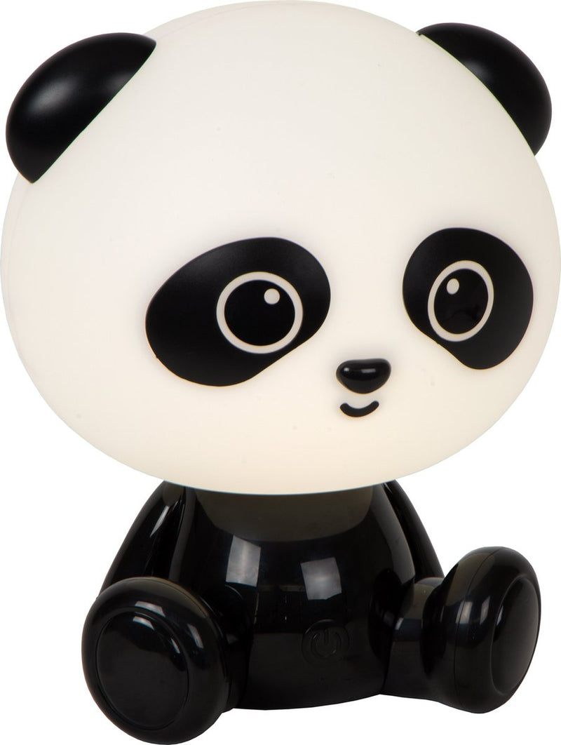 Lucide Dodo Panda - Nachtlampe Kinderzimmer - LED 3 Stufendimmung - 1x3W 4000K - Schwarz