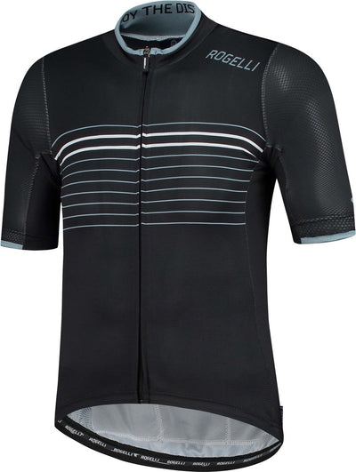 Rogelli Kalon – Kurzarm-Radtrikot – Herren – Größe M – Schwarz, Weiß