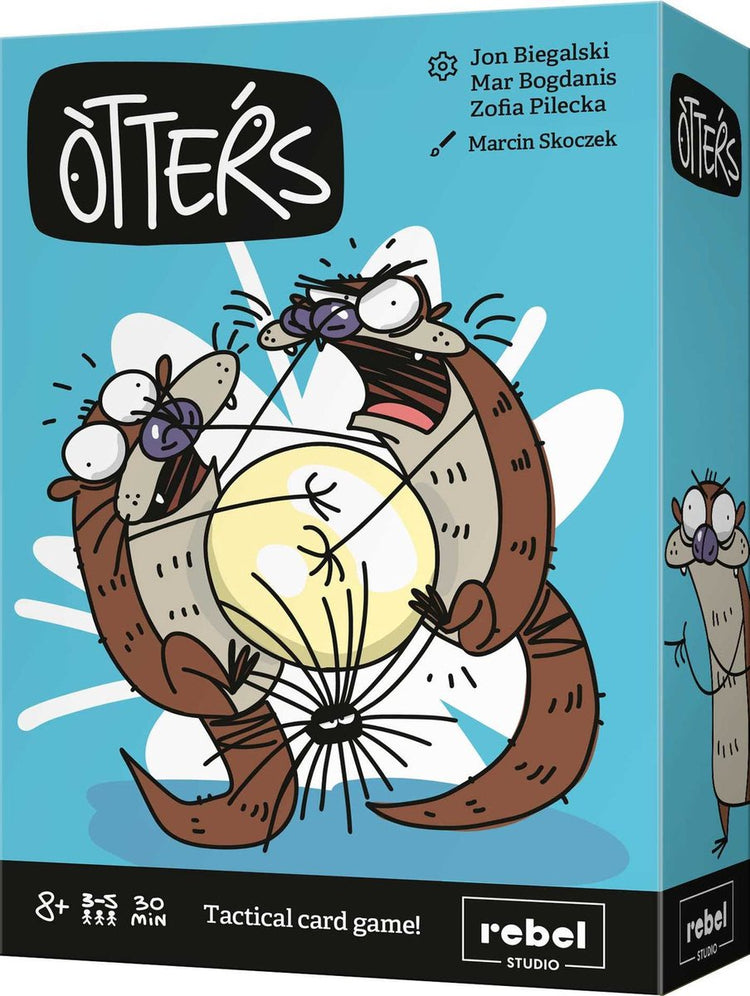 Asmodee Kartenspiel Otter Partyspiel Taktik für Kinder und Familie.