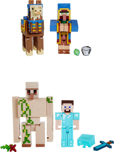 Mattel Minecraft Figuren 2er Pack 8 cm sortiert