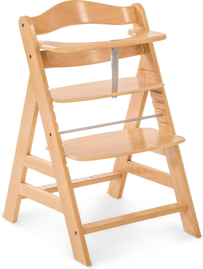 Hauck alpha+ - Hochstuhl - klares FSC®-zertifiziertes Buchenholz - naturbelassen