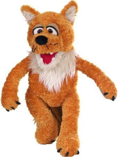 Lebende Puppen Mr. Fuchs | Handpuppe mit Klappmund in der Farbe Orange | geeignet für Kinder ab 3 Jahren | Höhe 43 cm | Handwäsche, nicht bleichen, nicht im Wäschetrockner trocknen, nicht bügeln
