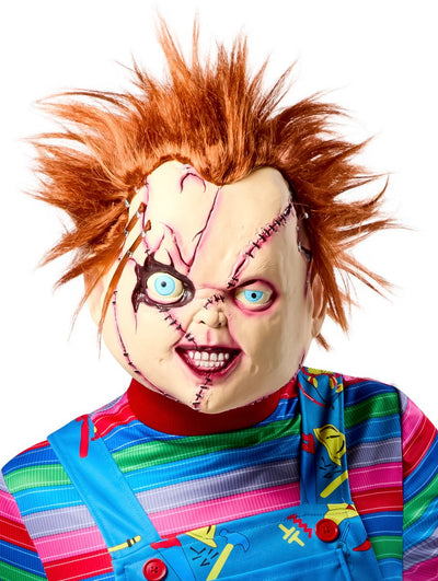 Rubies Chucky genähte 3-4-Maske für Erwachsene – Einheitsgröße