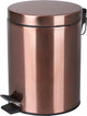 Differnz Treteimer Rotkupfer - Badabfalleimer - Abfalleimer - 5 Liter