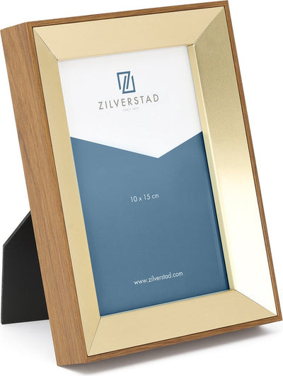 Zilverstad - Fotorahmen Marseille 10x15 cm Holzoptik mit Gold