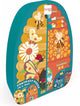 Rubbelpuzzle 2-seitig – Bienen – 31 x 42 cm und 35,5 x 43 cm – 2 x 20 Teile – 3 Jahre