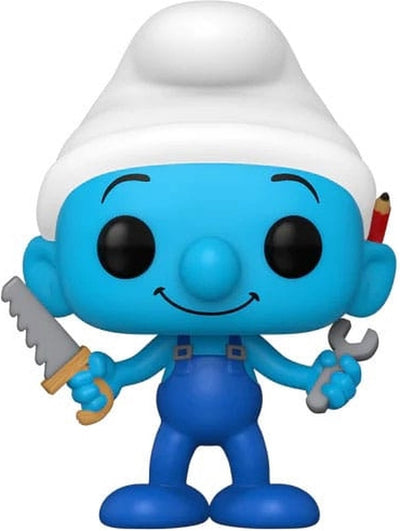 Funko die Schlümpfe Handy Smurf (Crafty Smurf) Vinylfigur 1519 Pop! mehrfarbig