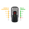 Scheinwerfer Aura 80 Lux LED USB wiederaufladbar schwarz