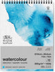 Winsor Newton 6662583 Aquarellblock Spiralblock – 300 g m², 12 Blatt, kaltgepresst, Maserung Flosse – Aquarellpapier 27,9 x 35,6 cm