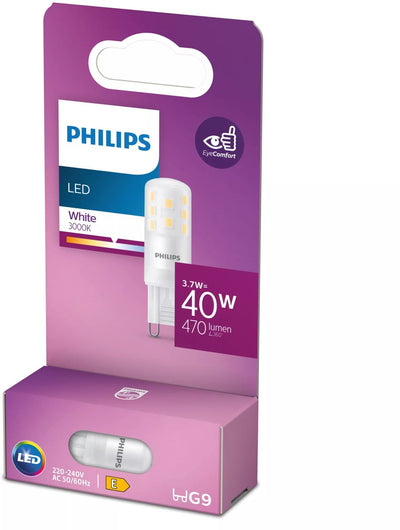 Philips LED-Kapsel – G9-Fassung – helles weißes Licht – energieeffizient: 3,7 W