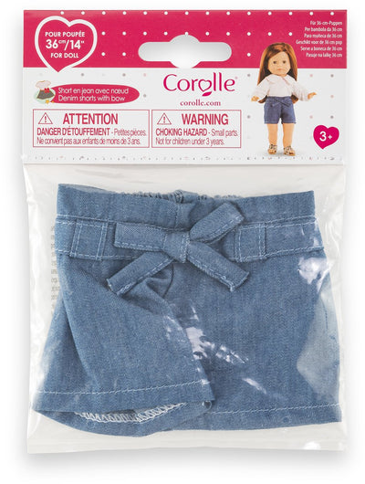 Corolle Ma Doll Jeansshorts mit Schleife – 36 cm
