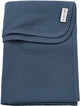 Meyco Baby-Jacquard-Kinderbettdecke – Indigo – 75 x 100 cm – 0,5 Tog