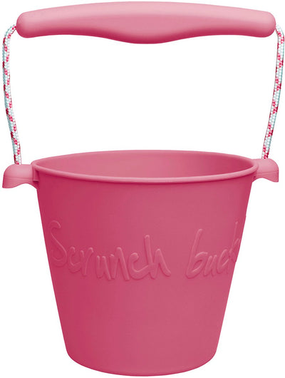 Scrunch-Spielzeugeimer – rot – faltbar – recycelbar