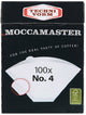 Moccamaster Filterpapier Nr. 4 – kbg select und kbgt – 100 Stück