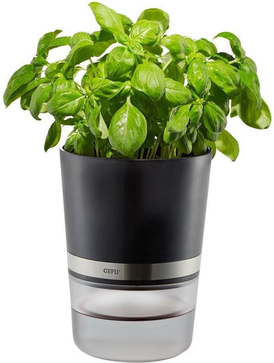 Gefu Botanico Kräutertopf – selbstbewässernder Kräutertopf – mit Wasserreservoir