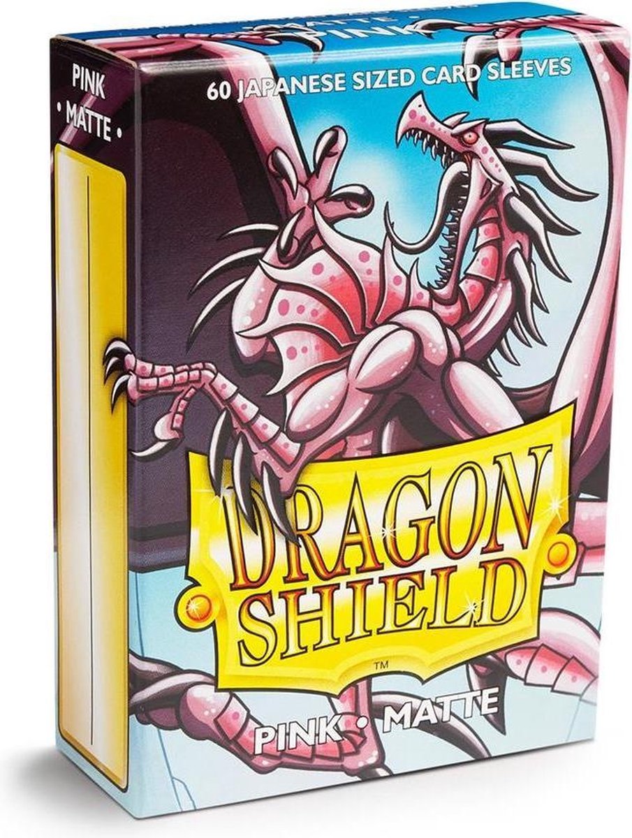 Arcane Tinmen Dragon Shield Kartenhüllen: japanisches Mattrosa (59 x 86 mm) – 60 Stück