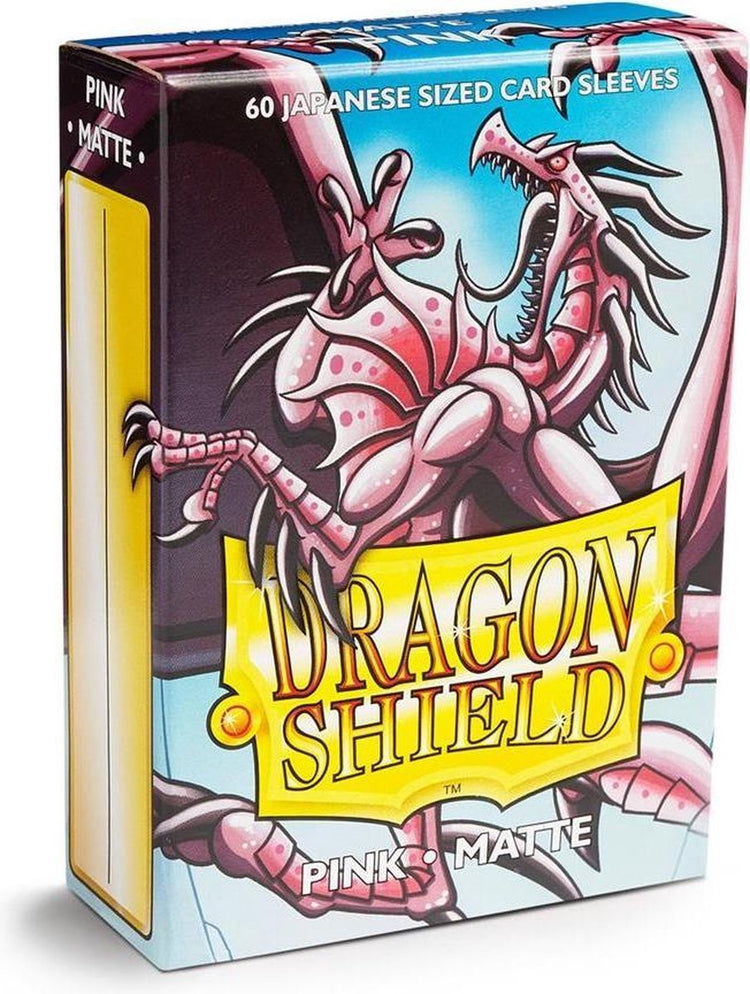 Arcane Tinmen Dragon Shield Kartenhüllen: japanisches Mattrosa (59 x 86 mm) – 60 Stück