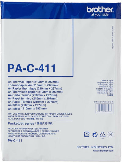 Brother Thermopapier weiß A4 Pac411 weiß