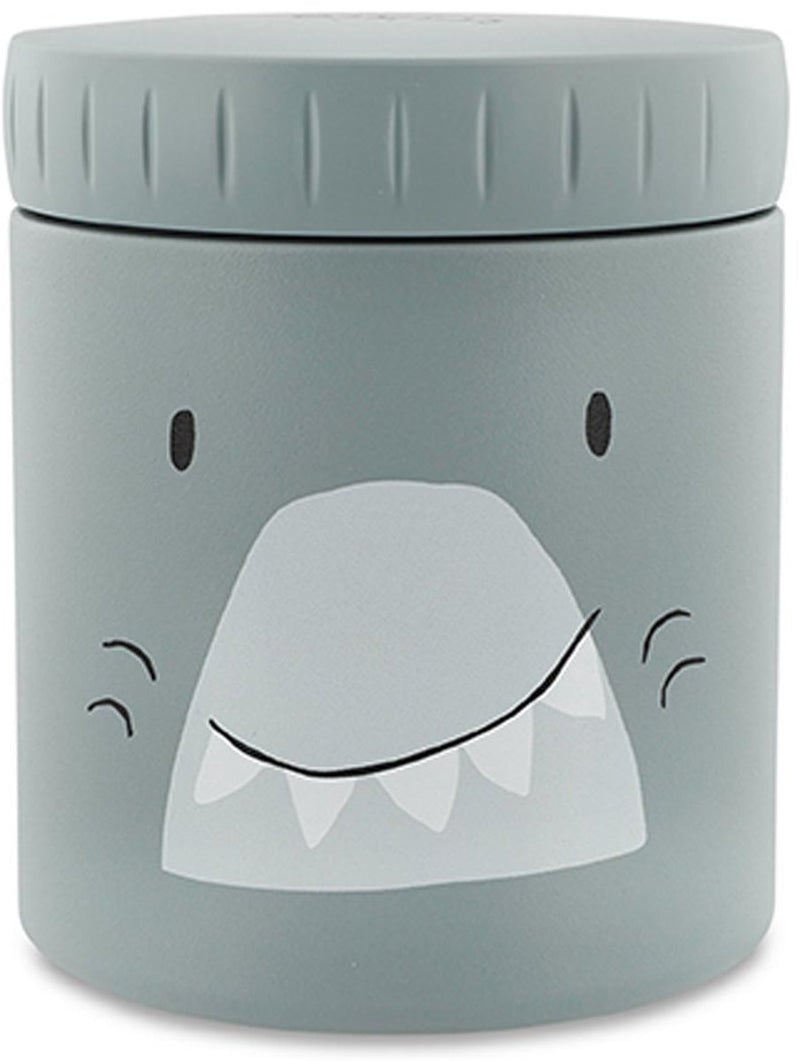 Trixie isolierter Lebensmittelbehälter – mr. Hai – 350 ml – Thermo-Lunchpot für Kinder – Edelstahl – ab 4 Monaten – auslaufsicheres Leichtgewicht