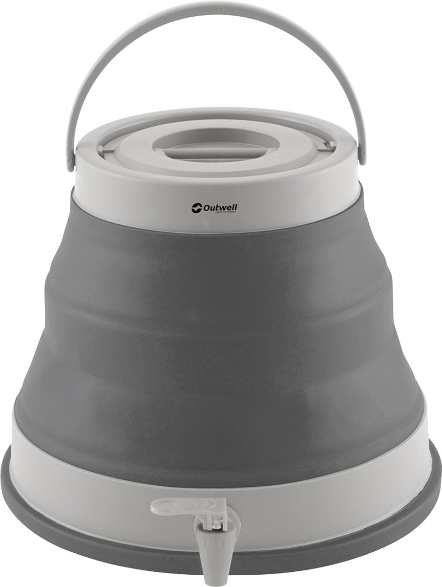 Outwell Collapse Water Carrier Wassertank 12 l faltbar Silikon grau