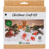 Nabbi Hobby-Set Bioperlen, Weihnachtsmann, Weihnachtsstrumpf, Weihnachtsherz, Weihnachtsbaum und Rentier, 1 Box