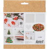 Nabbi Hobby-Set Bioperlen, Weihnachtsmann, Weihnachtsstrumpf, Weihnachtsherz, Weihnachtsbaum und Rentier, 1 Box