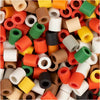 Nabbi-Bioperlen von , Größe 5x5 mm, Lochgröße 2,5 mm, mittel, Weihnachtsfarbe, 3400 Stück 1 Box
