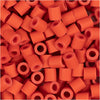 Nabbi-Bioperlen von , Größe 5x5 mm, Lochgröße 2,5 mm, mittel, hellrot, 1000 Stück 1 Box