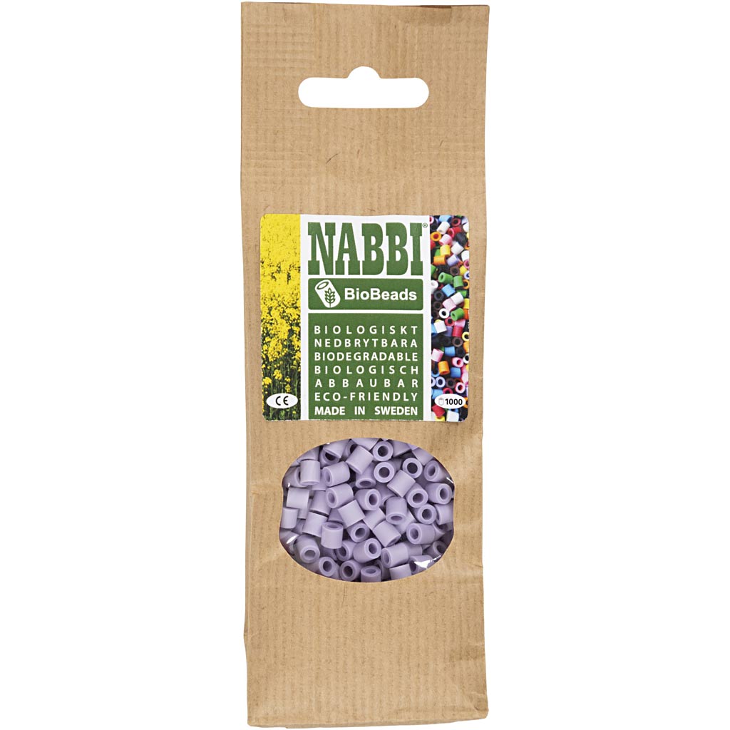 Creativ Company Nabbi Biobeads 5x5mm rot - 1000 Stk.
