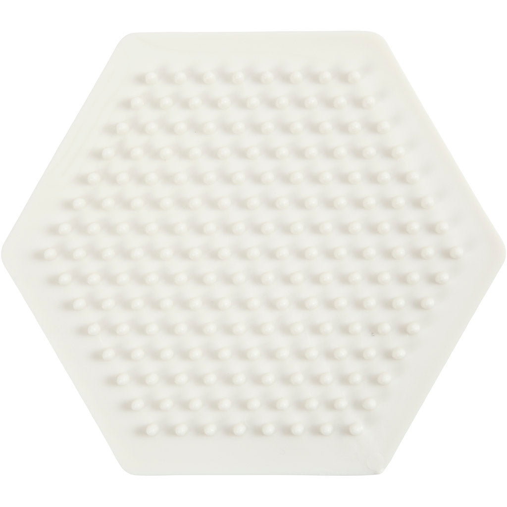 Nabbi Biobeads Grundplatte, Sechseck, Größe 8,5x8,5 cm, mittel, 1 Stück