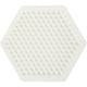 Nabbi Biobeads Grundplatte, Sechseck, Größe 8,5x8,5 cm, mittel, 1 Stück
