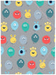 Ancor Elasto-Ordner B'log Play Me Monsters A4 mit Gummizug und 3 Klappen – an-128017