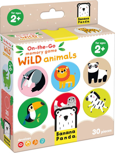 Banana panda - auf --go -Gedächtnisspiel Wildtiere - 30dlg.