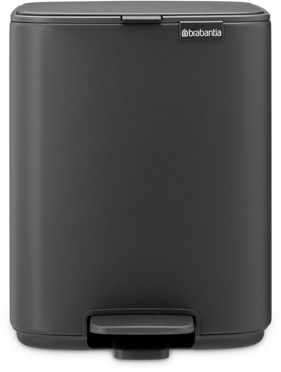 Brabantia Bo Treteimer – 7 Liter – Badezimmer – Mineral Infinite Grey