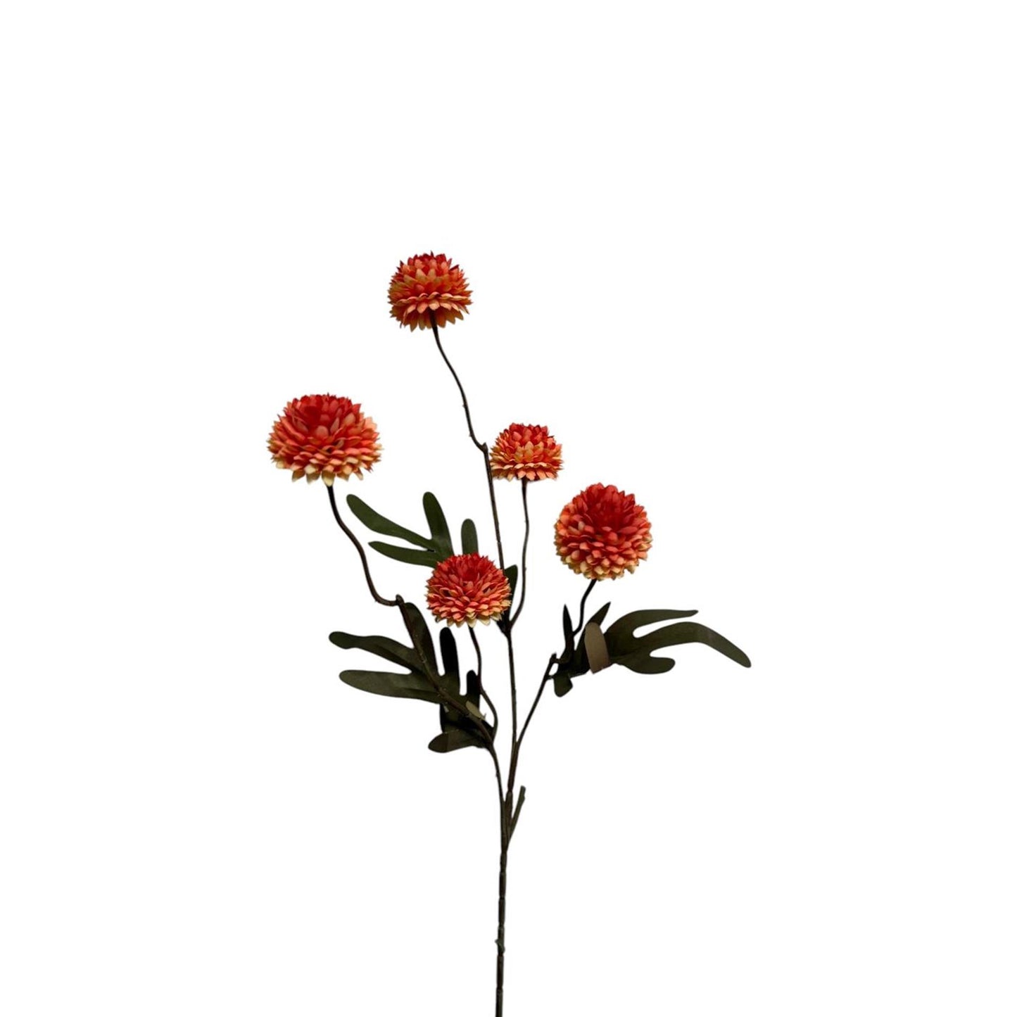 Künstlicher Blumenbommel aus der Roberts-Kollektion, orange, 52 cm