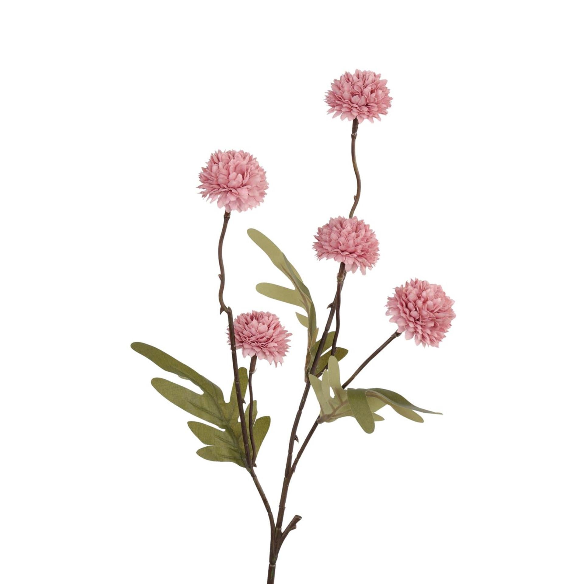Künstlicher Blumenbommel aus der Roberts-Kollektion, 52 cm, authentisches Altrosa