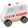Viga stapelbares Krankenwagenspielzeug aus Holz, Krankenwagen, Maße 13x10x8 cm, 1 Stück