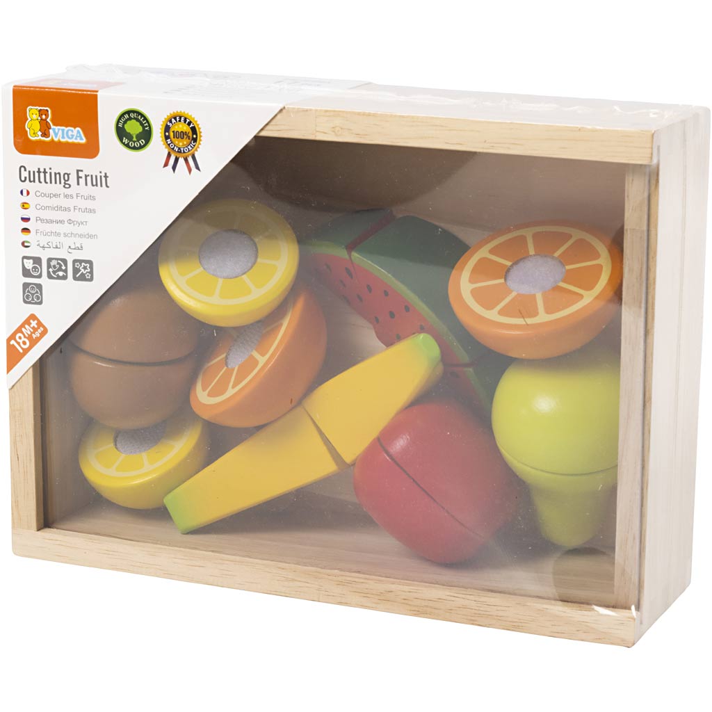 Viga schneidbares Obstset, 17 Teile, 1 Box