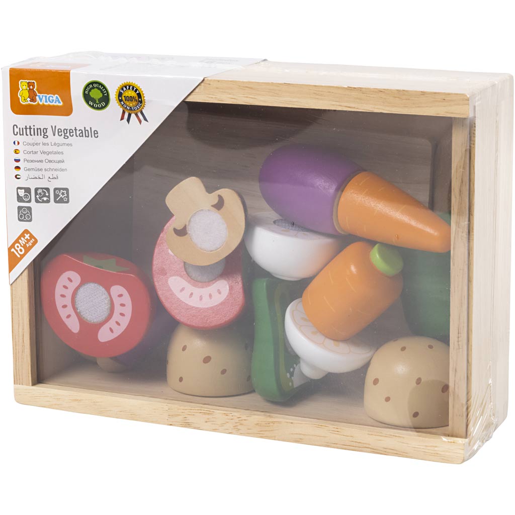 Viga schneidbares Gemüseset, 20 Teile 1 Set