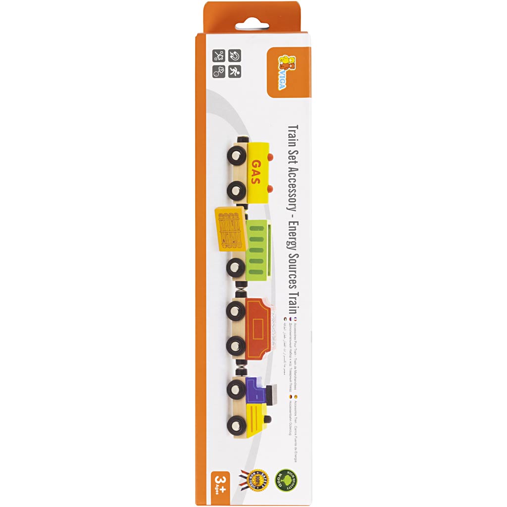 Viga Eisenbahnzubehör, Güterzug, 4 Teile 1 Set