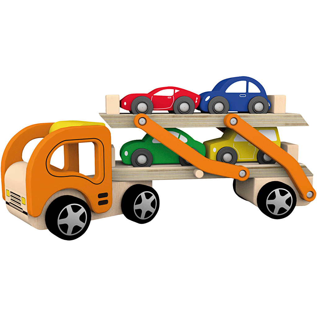 Spielzeug-Autotransporter Viga, Maße 29x15x8 cm, 1 Stück