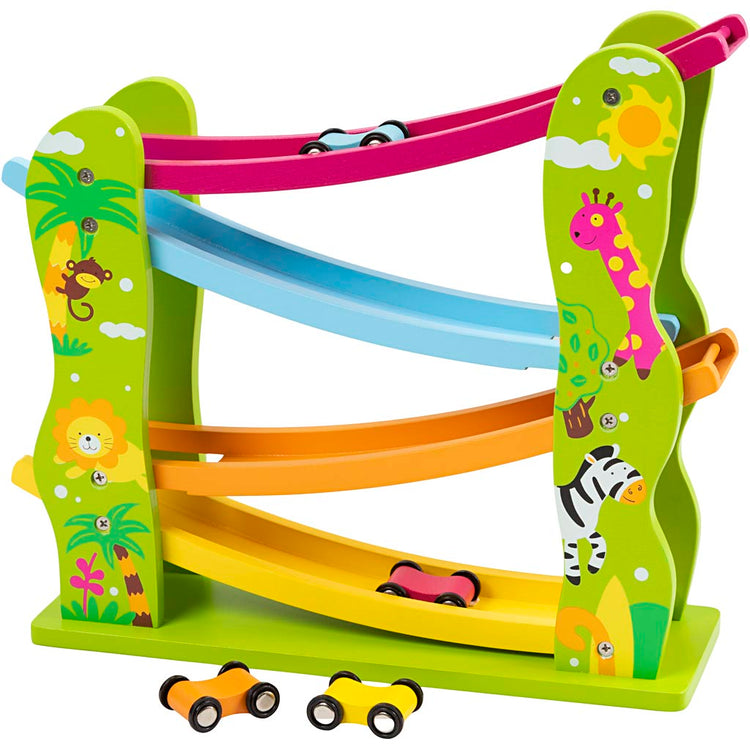 Viga-Straße für Spielzeugautos, Maße 37x35x10 cm, 1 Stück