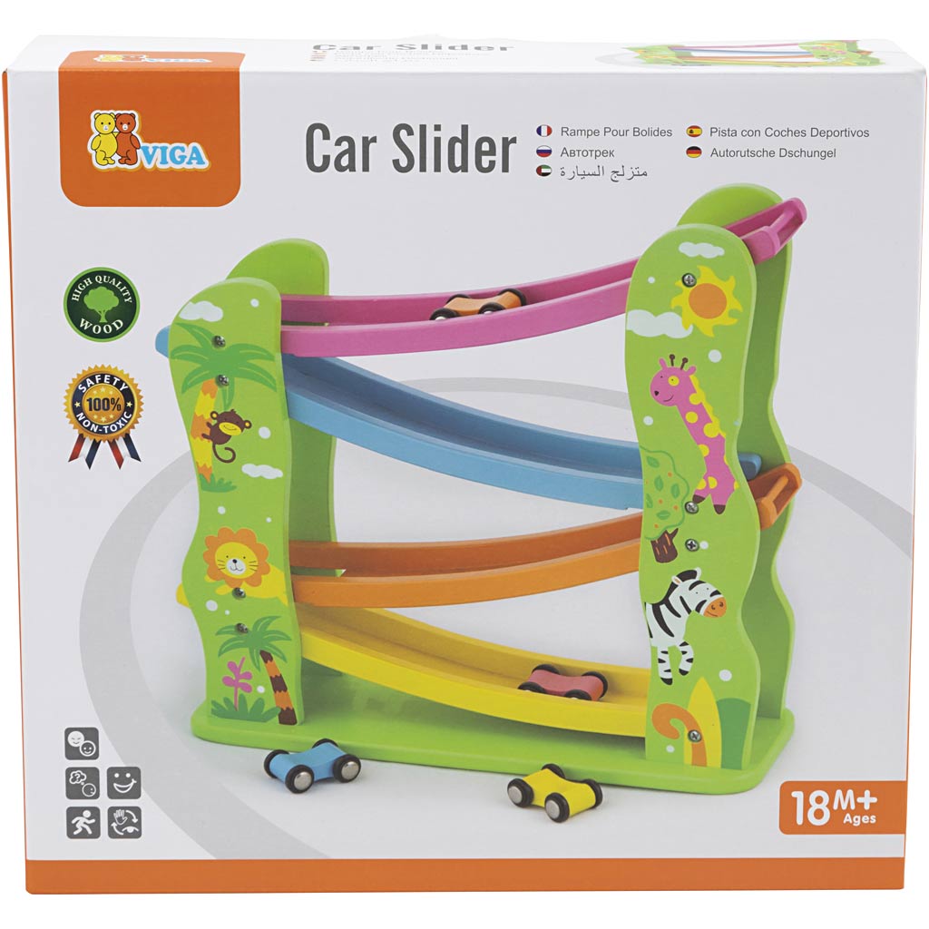 Viga-Straße für Spielzeugautos, Maße 37x35x10 cm, 1 Stück