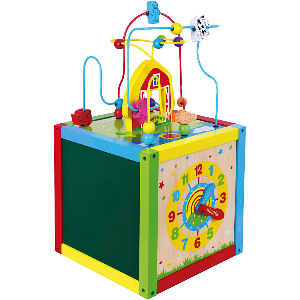 Viga 5-in-1-Spielwürfel, Maße 30x30x55 cm, 1 Stück