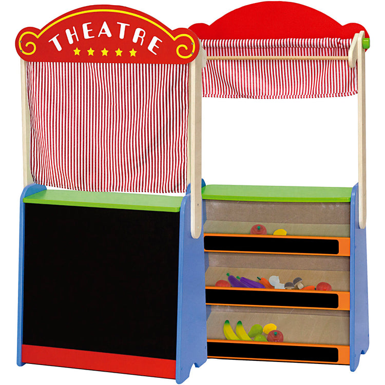 Viga Theater- und Lebensmittelladen, Maße 100x53x24 cm, 1 Stück